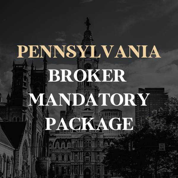 Pennsylvania Broker - Mandatory Package